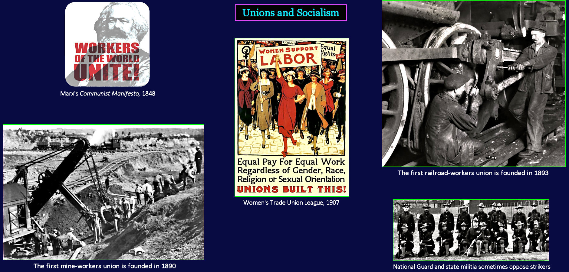 Unions and socialism, 1910